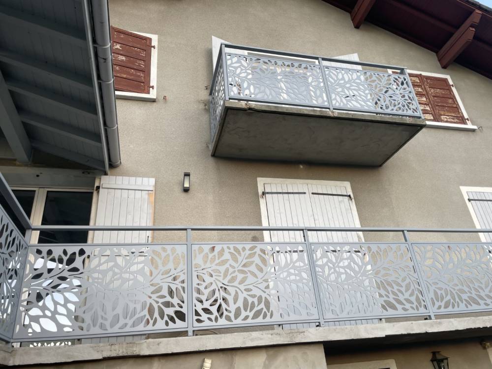 Garde corps vu extérieur