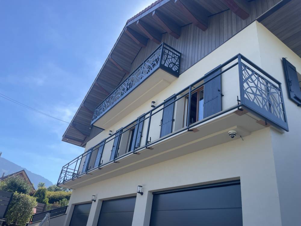 Garde corps vue côté extérieur