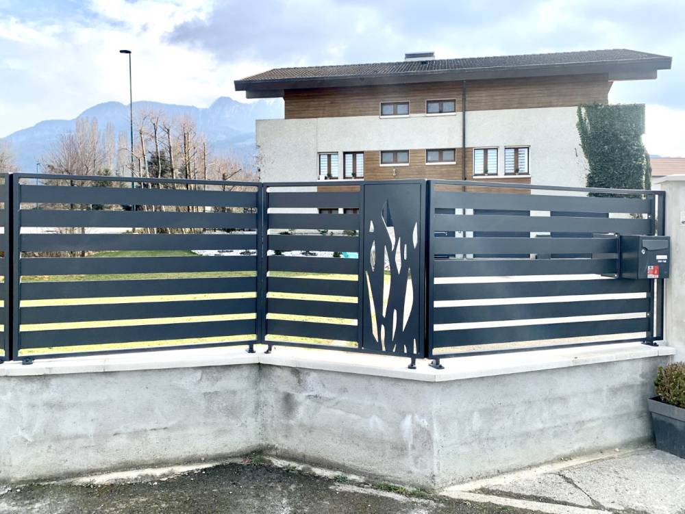 Clôture angle