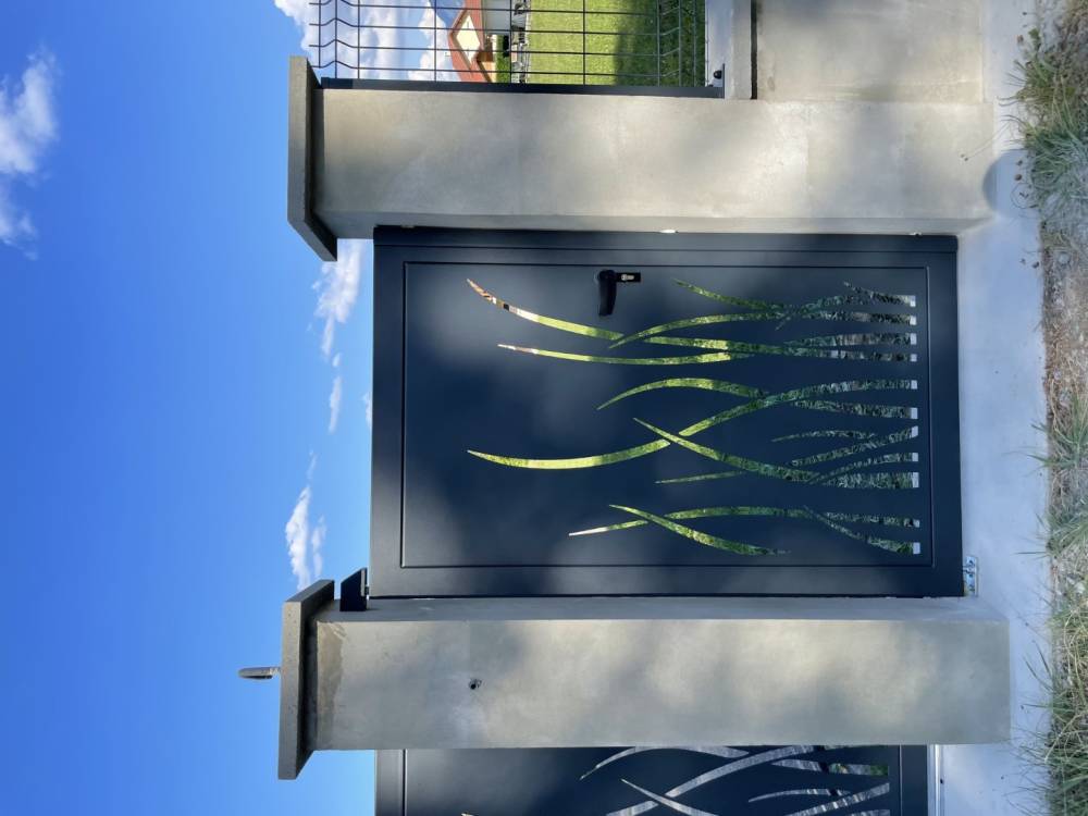 Portillon d'entré herbe